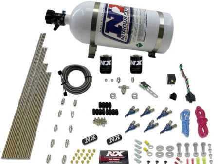 Nitrous Express V6AN Gasoline EFI Nitrous Kit (150-375HP) w 10lb Bottle Cheap