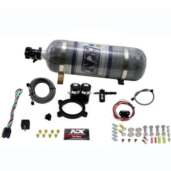 Nitrous Express 2014+ GM 5.3L Truck Nitrous Plate Kit (50-250HP) w Composite Bottle Fashion