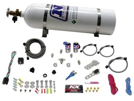 Nitrous Express Sub C Nitrous Kit (25-35-50HP) w 15lb Bottle For Sale