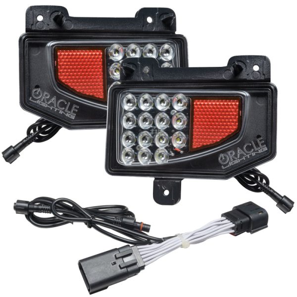 Oracle Jeep Gladiator JT Rear Bumper LED Reverse Lights w  Plug & Play Harness - 6000K SEE WARRANTY Discount